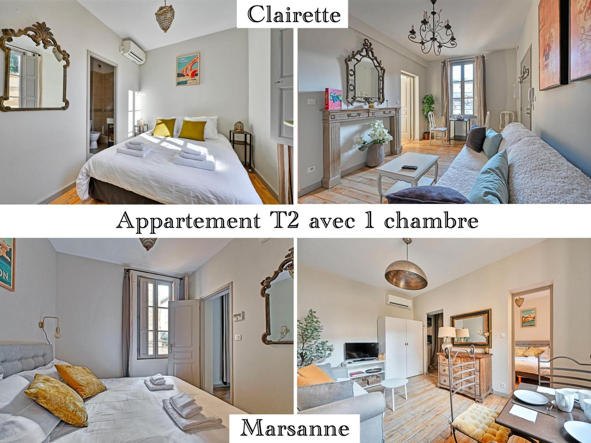 Au Coeur Des Papes, Dans Batisse De Charme Studios & Appartements En Coeur De Ville 아비뇽 외부 사진
